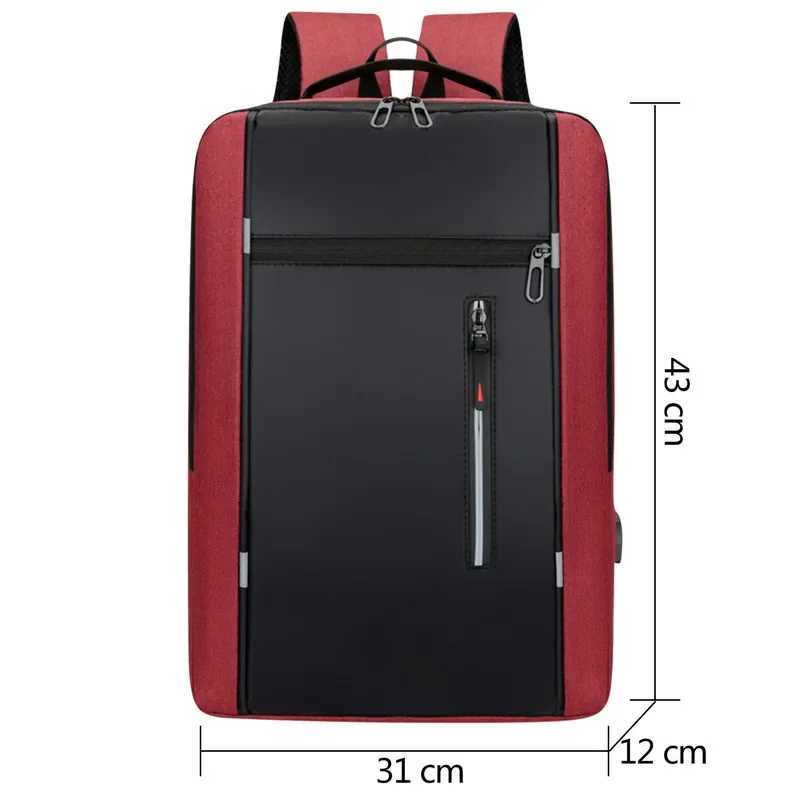 Waterproof Business Backpack Men USB School Backpacks 15.6 Inch Laptop Backpack Large Capacity Bagpacks For Men Back Pack BagsXJ241026