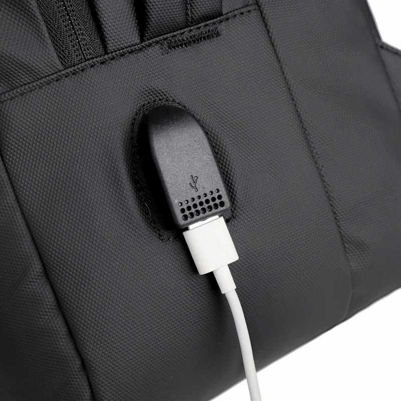 Mens Backpack Black Travel Men Backpacks Bagpack Business Large Capacity School Back Pack Outdoor Bags USB ChargingXJ241026
