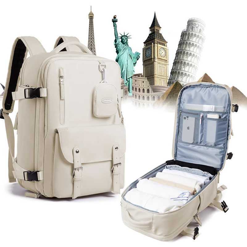 High Quality Travel Backpack Women Carry Lage Students Schoolbags Business Trip Unisex Fit 15.6inch Laptop Bag WaterproofXJ241026