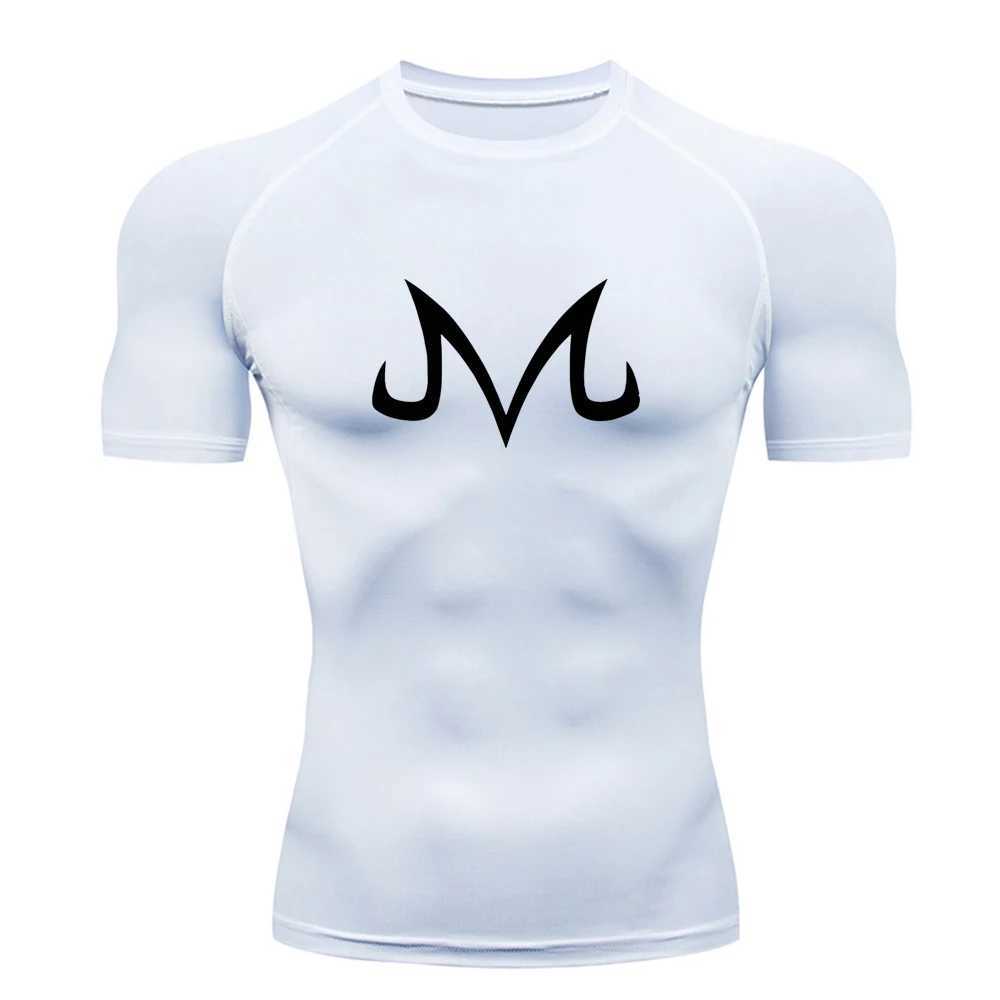 Mens compression shirt summer gym sports running T-shirt quick drying short Sleve mens Rush protective suit W241026