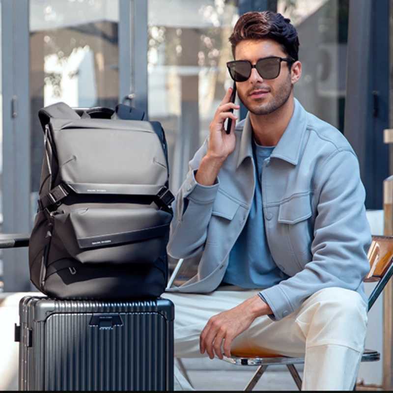 Detachable Backpack 15.6 Inch USB Charging Business Briefcase Shoulder Waist Bag for Man Waterproof Multi-Use Laptop BackpackXJ241026