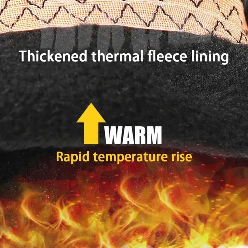Hot wool winter Gs mens touch screen bicycle cold resistant and windproof bicycle thick and warm outdoor skiing gloves W241026