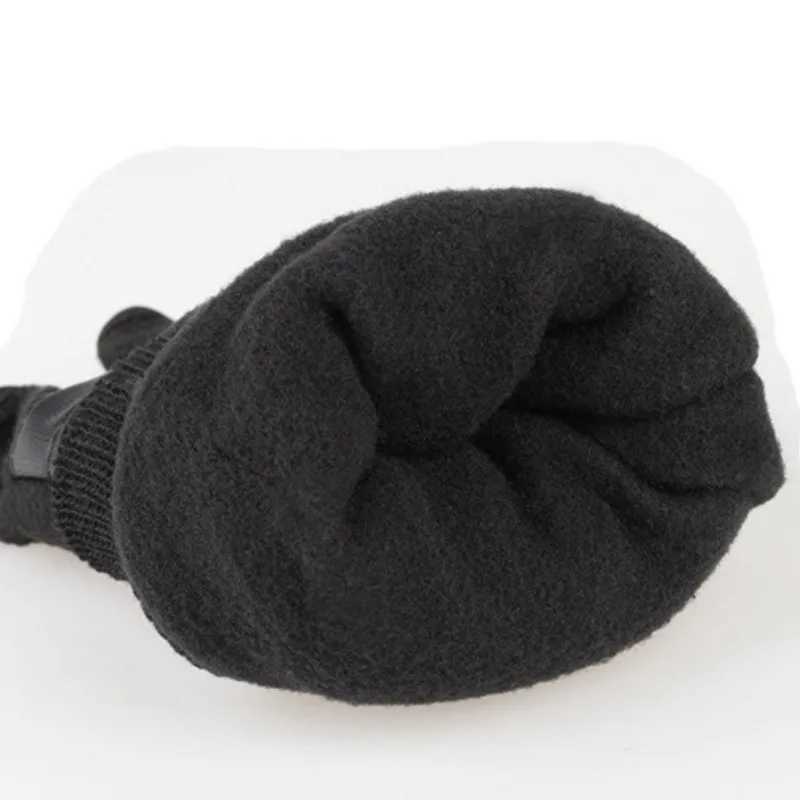 Winter Warmth Gs Finger Convertible Heat Gloves Gs Windproof Polar Wool Warmth Womens Double Layer Fl Gs W241026