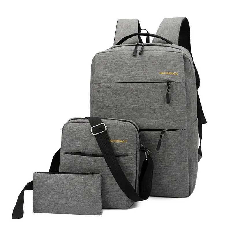 3PCS Storage Bag Backpack Package Double-Shoulder Bag Storing Travel Business Casual Home SuiaseXJ241026