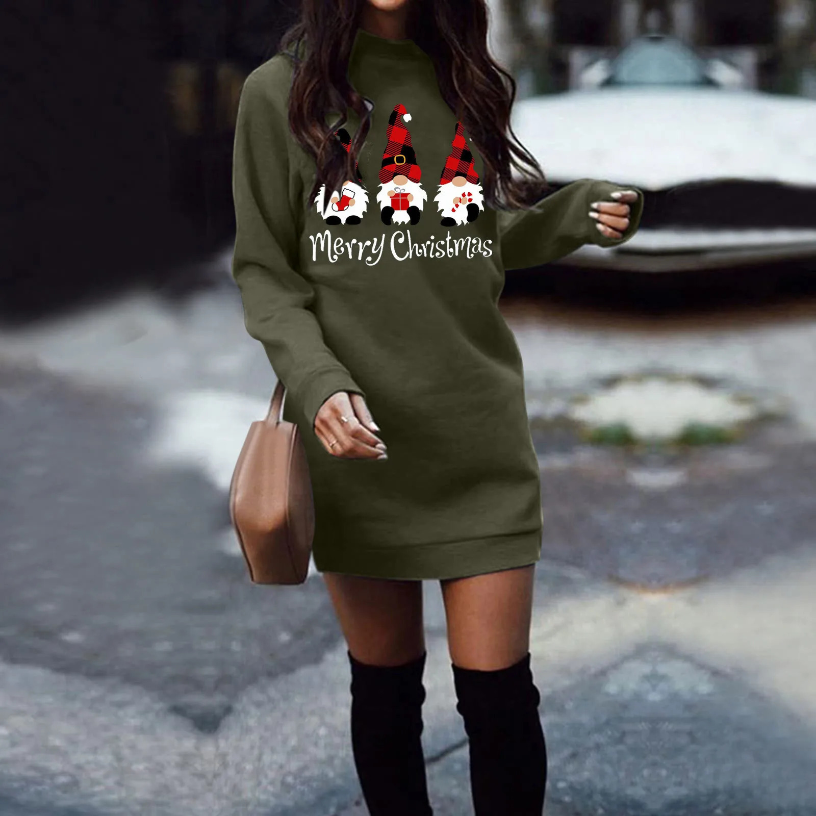 Streetwear Women Clothing Y2k Dress Winter Clothe Hoodies Pullover Christmas Casual Autumn Harajuku Sweatshirts 241025