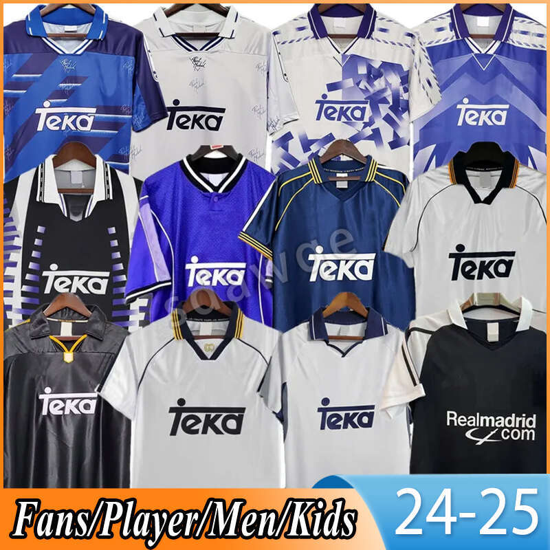 Retro Soccer Jerseys long sleeve GUTI Ramos SEEDORF CARLOS 87 88 94 95 96 97 98 99 ZIDANE RAUL 00 01 02 03 04 05 06 finals KAKA vintage Football shirt classic