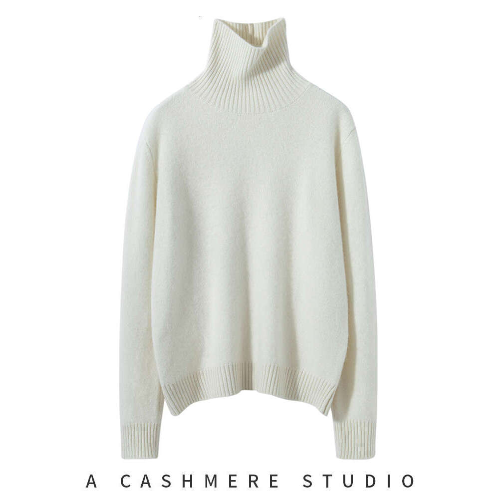 New Knitted Autumn Winter Women Cardigan Pure Turn Down Collar Long Sleeve Thick Cashmere Sweater Female Cloth