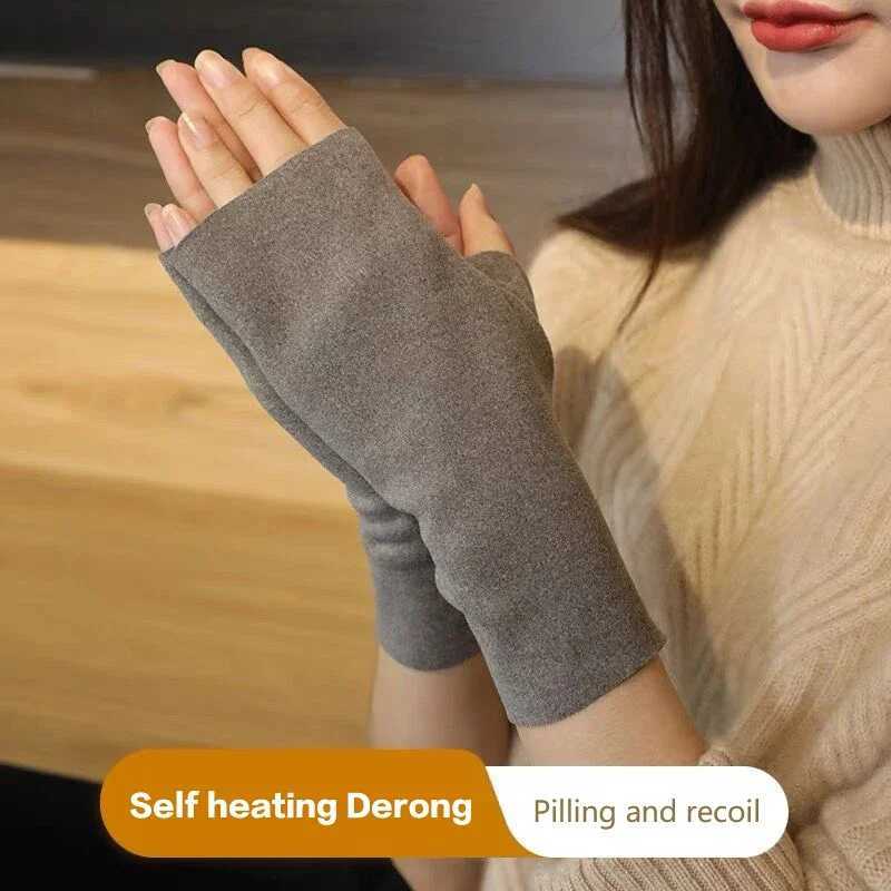 2024 Winter New German Velvet Fingers Gs for Women Warm Touch Driving High Sensory Women Fingers Gs W241026