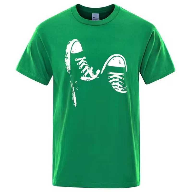 Hot selling casual short Slves ice skates mens shirt summer breathable O-neck oversized short Slves unisex W241026