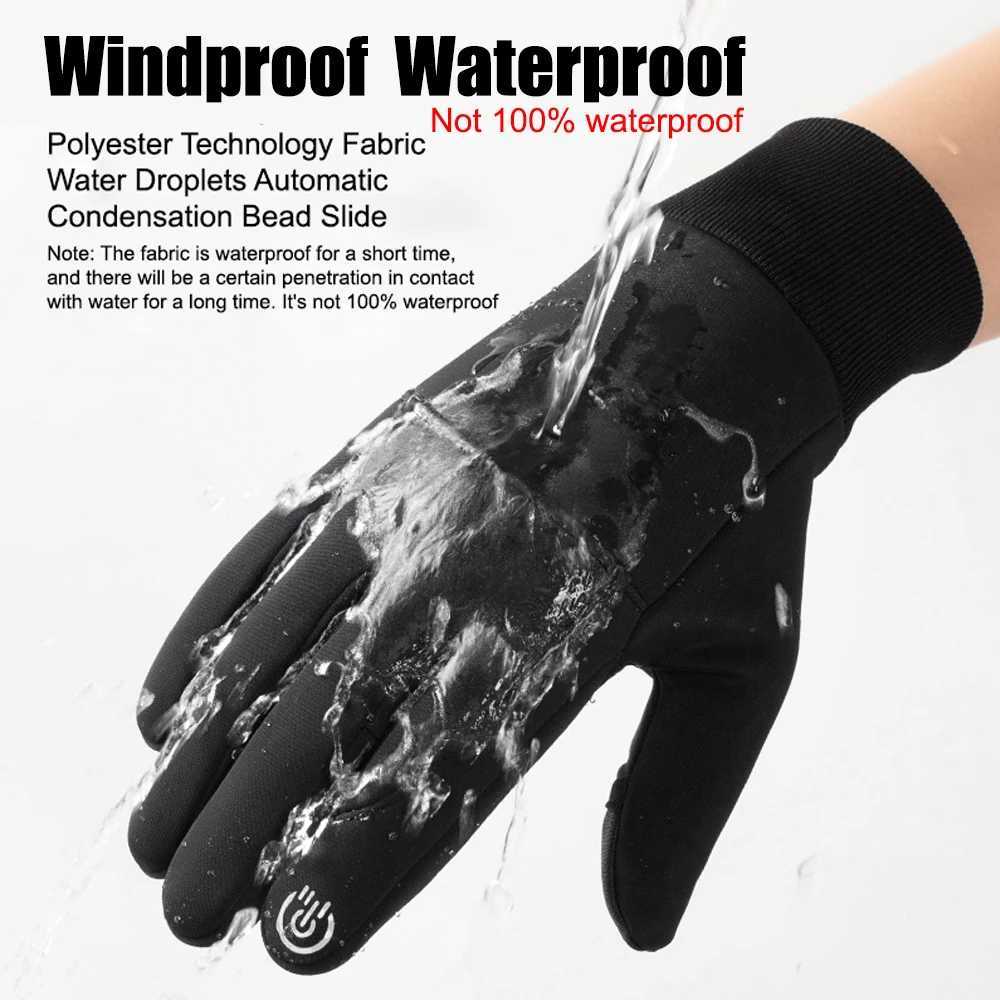 Winter mens warmth Gs windproof and waterproof touch screen Gs outdoor sports cycling fishing skiing running Gs W241026