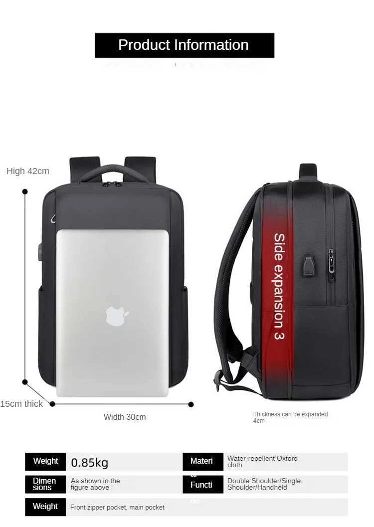 Mens business backpack large capacity waterproof backpack suitable for going out travel backpackXJ241026