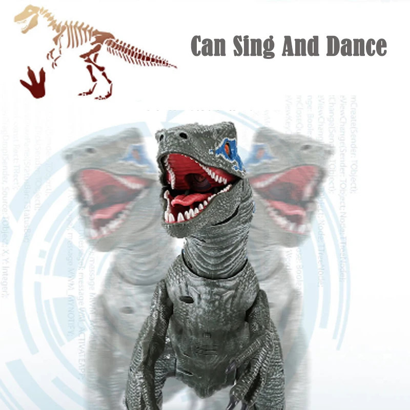 Children 2.4G remote control animal toy intelligent simulation dinosaur Electric WalkingDancing Spraying Toys gifts For kids 241025 - view 4