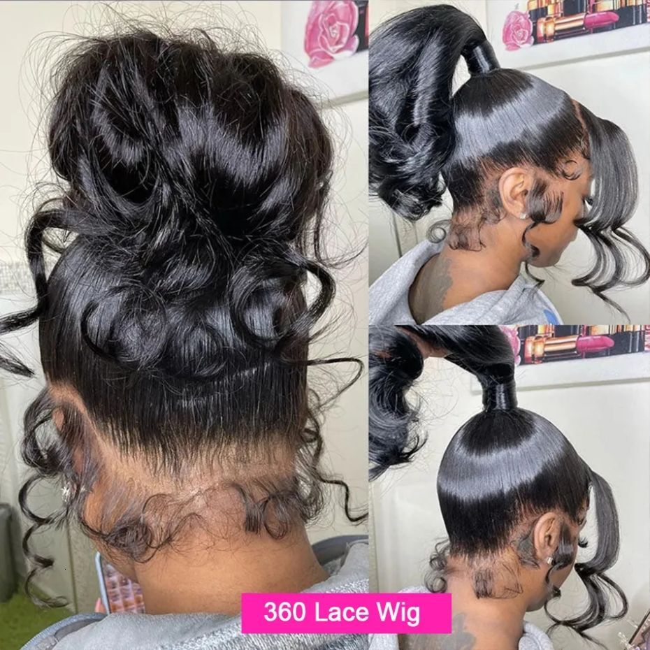 Body Wave Front Wigs 360 Full Indian Hunan Hair 13x4 13x6 HD Lace Frontal Wig For Women Pre Plucked MYLOCKME