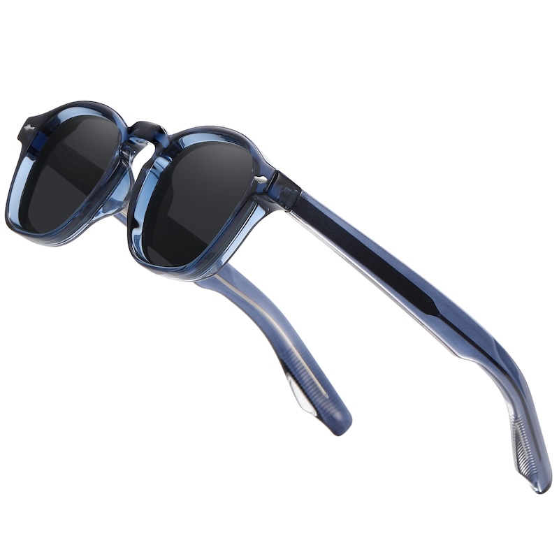 Round Polarized Sunglasses Men Luxury Brand Designer Style Sun Glasses Women For Male Female Retro Punk Eyewear TR90 gift Vintage Driving Fishing S171
