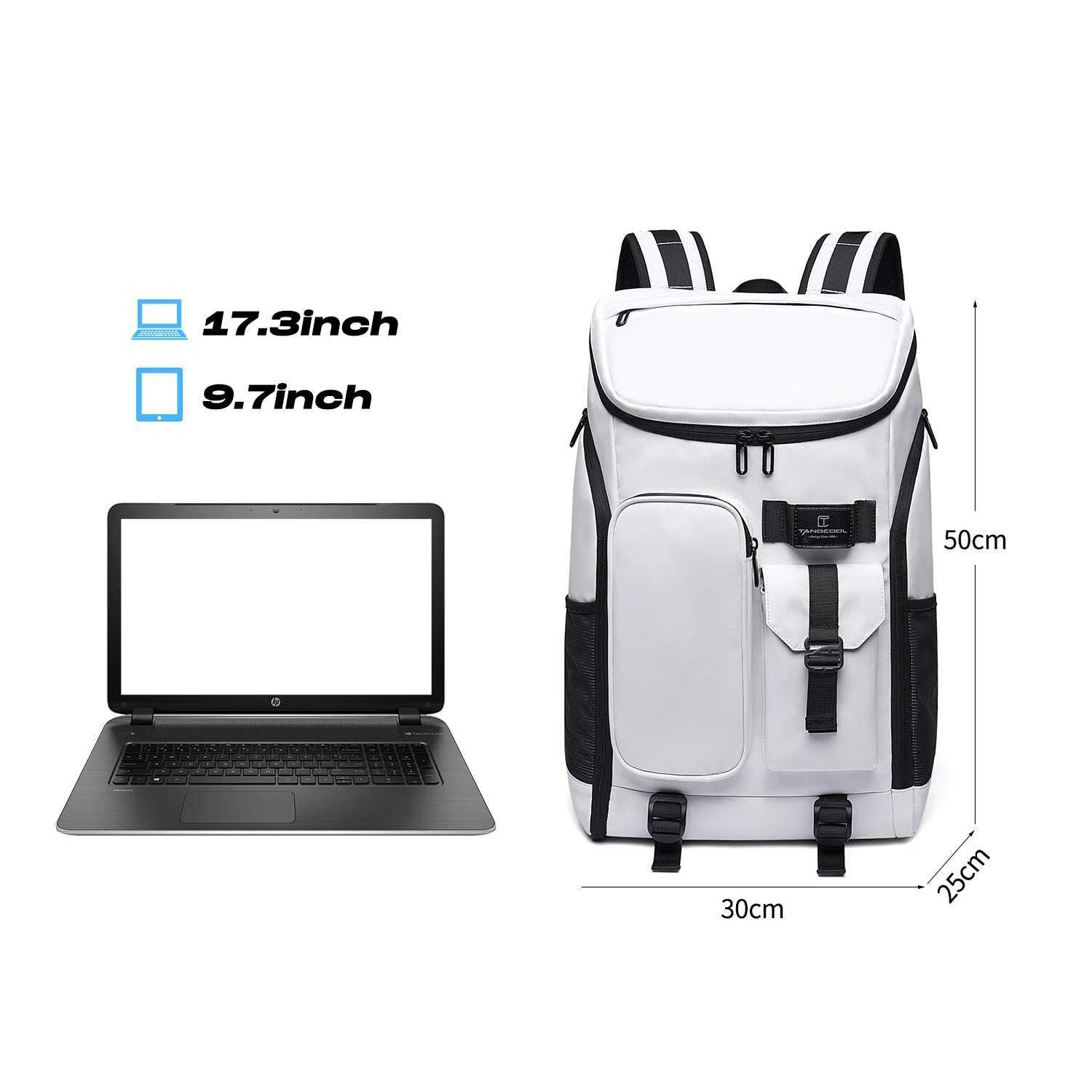 TANGCOOL Male Backpack For Teenagers Luxury Waterproof Large Capacity School Bags Boys Camping Oxford Usb Charging Rucksack MenXJ241026