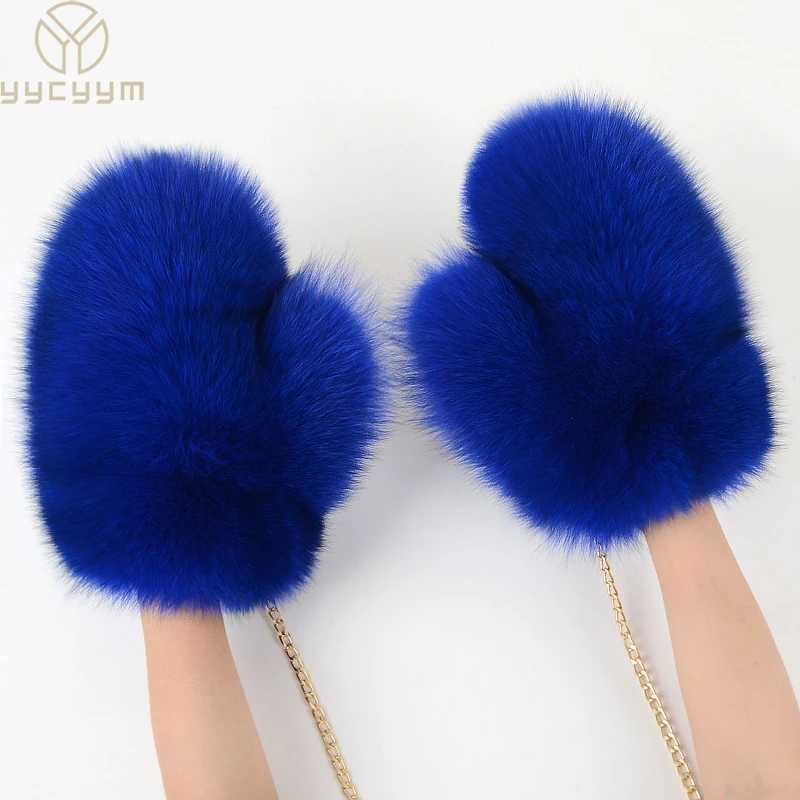2024 New Girl Fashion Luxury Leather G Winter Womens Natural Leather G Warm Leather Gloves W241026