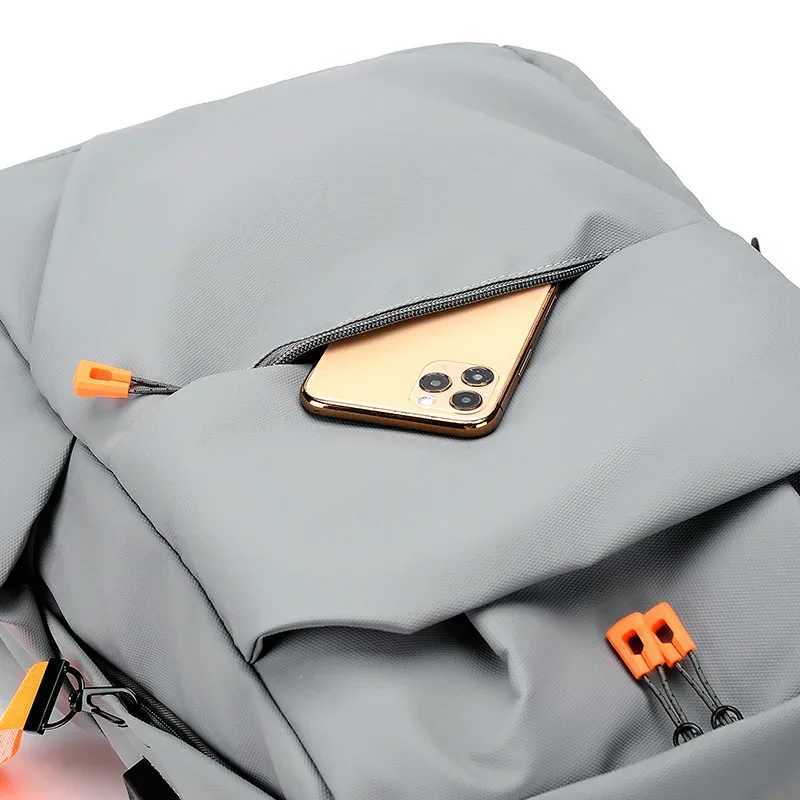 New backpack mens backpack trendy brand computer bag casual large-capacity travel bag college student schoolbag mens bagXJ241026