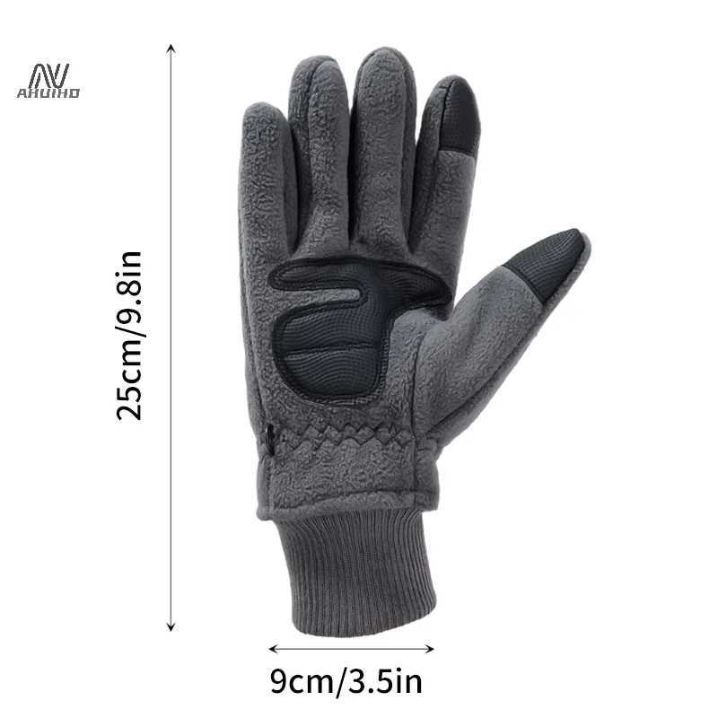 Winter Skiing Gs Mens Bicycle Gs Hot Extreme Wool Gs Cold Air Waterproof Touch Screen Warm Skiing Gloves W241026
