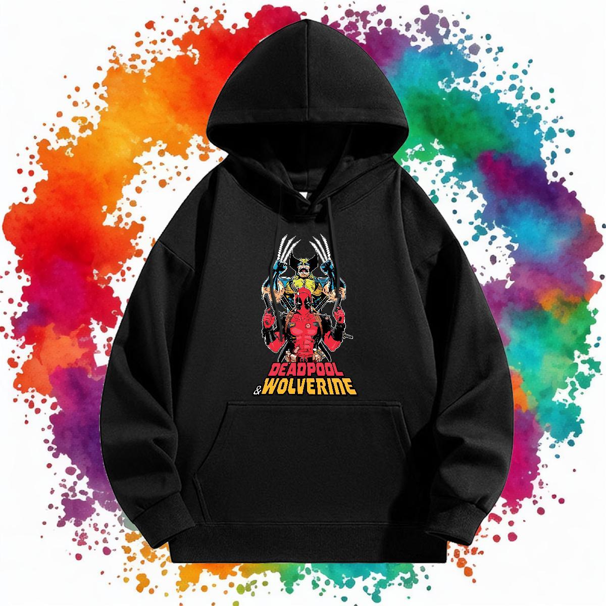 Brand Men's Hooded Sweatshirt Breathable Soft Comfortable Mens Hoodie Graphic Tops Pullover Hoodie Street Casual Warm Fleece