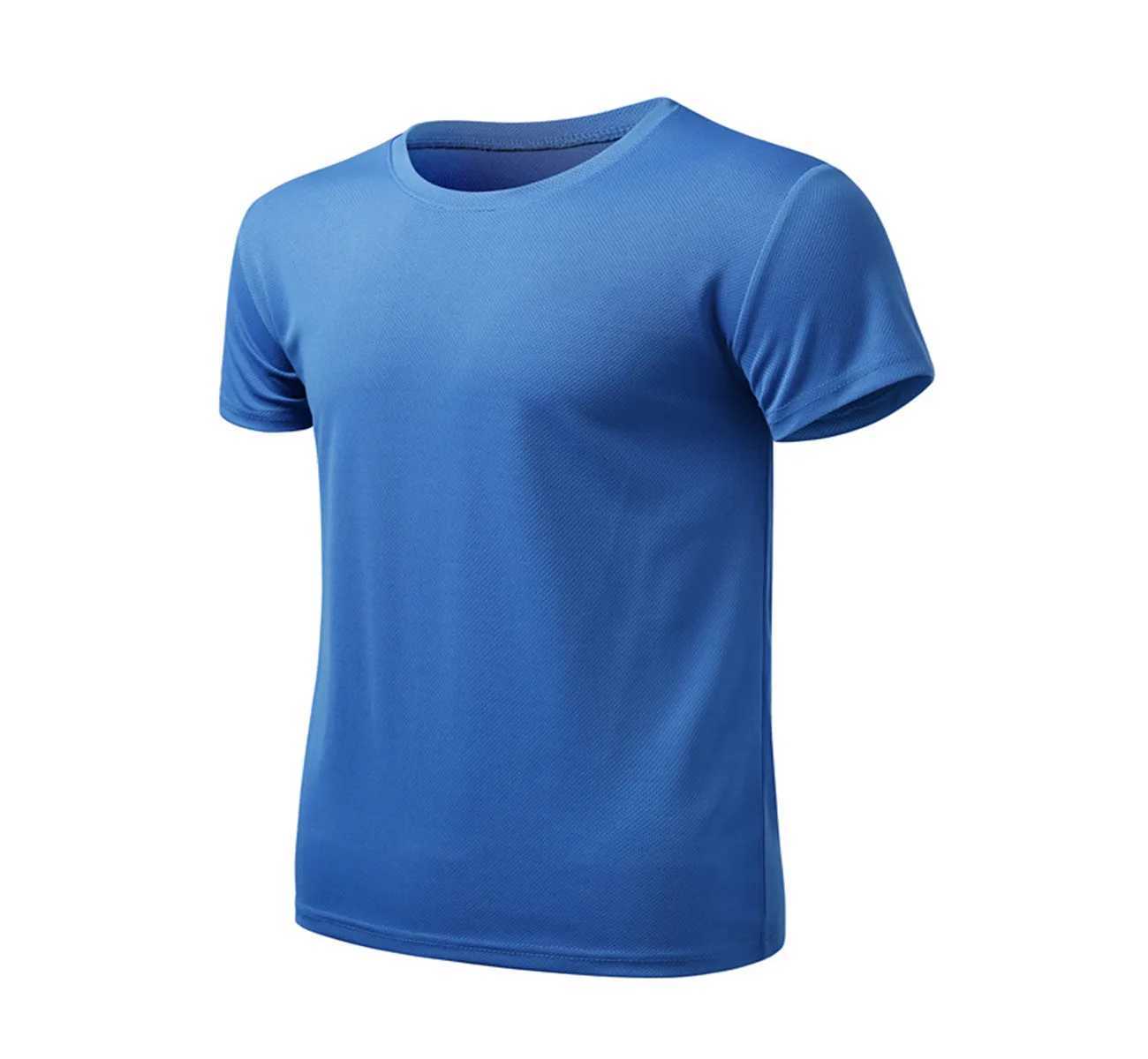 2023 Short Sleved Mens Running Shirt Sports Shirt Mens Sports Shirt Work Neck Breathable T-shirt W241026
