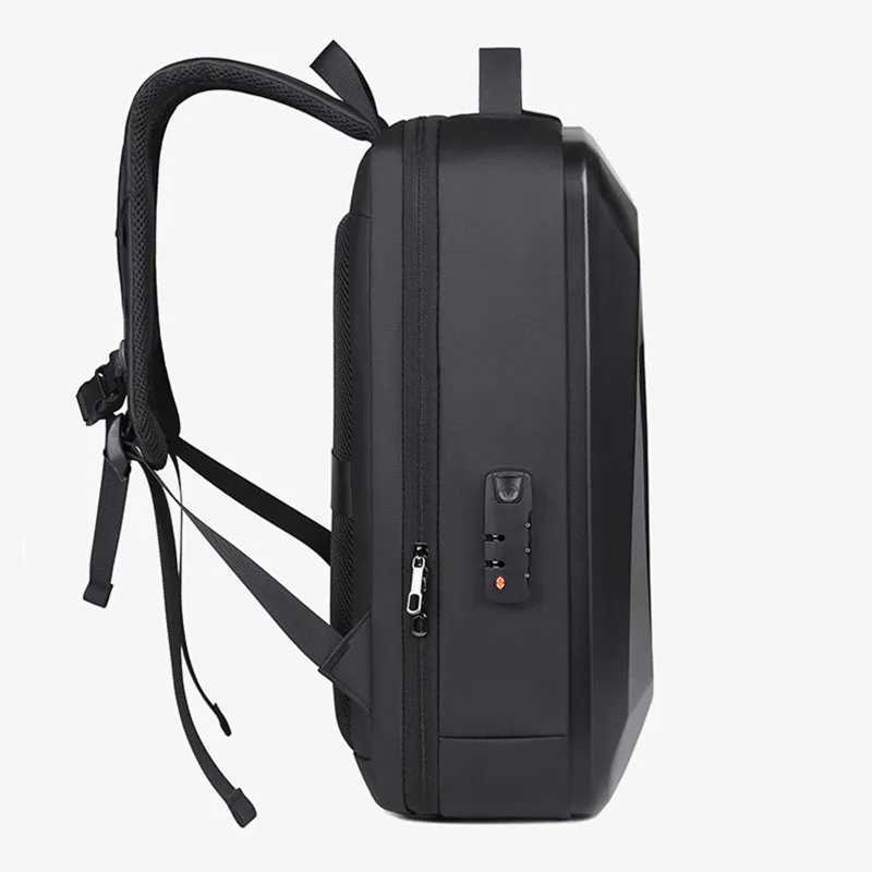 Mens New E-Sports Hard Shell Backpack 15.6 /18 Inch Anti-theft Lock Waterproof Game Laptop Male Business Cool Travel BackpackXJ241026