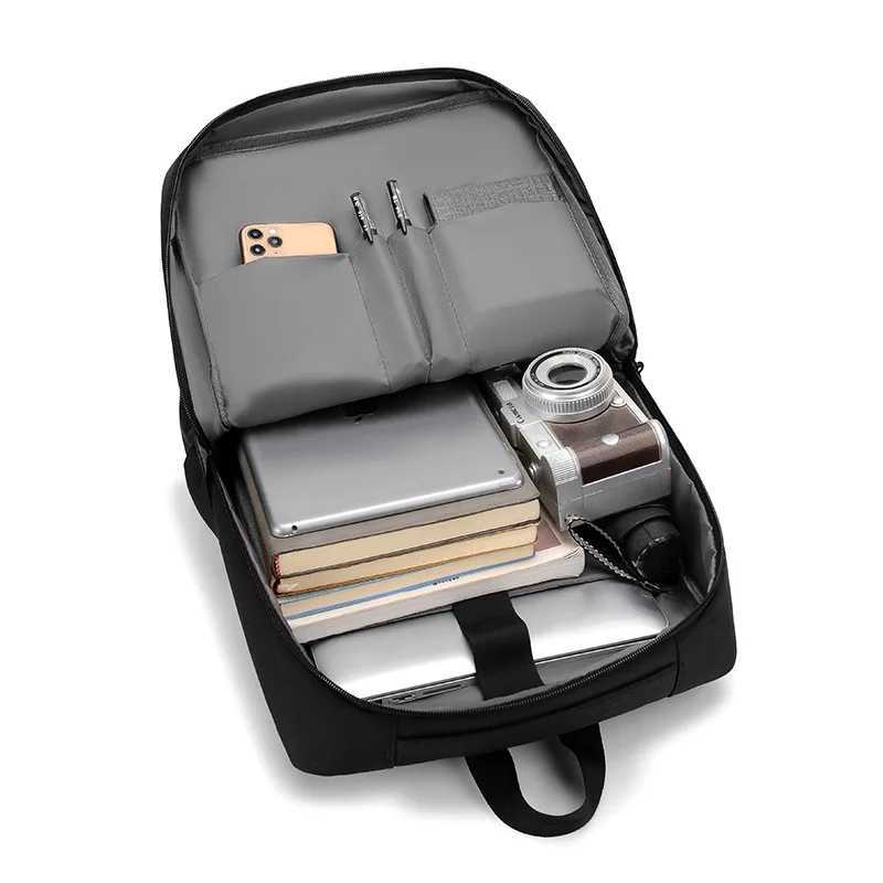 Laptop Backpack with USB Plug Mens Business Backpacks Notebook Casual Multifuncti Waterproof High Quality School Bag For MenXJ241026