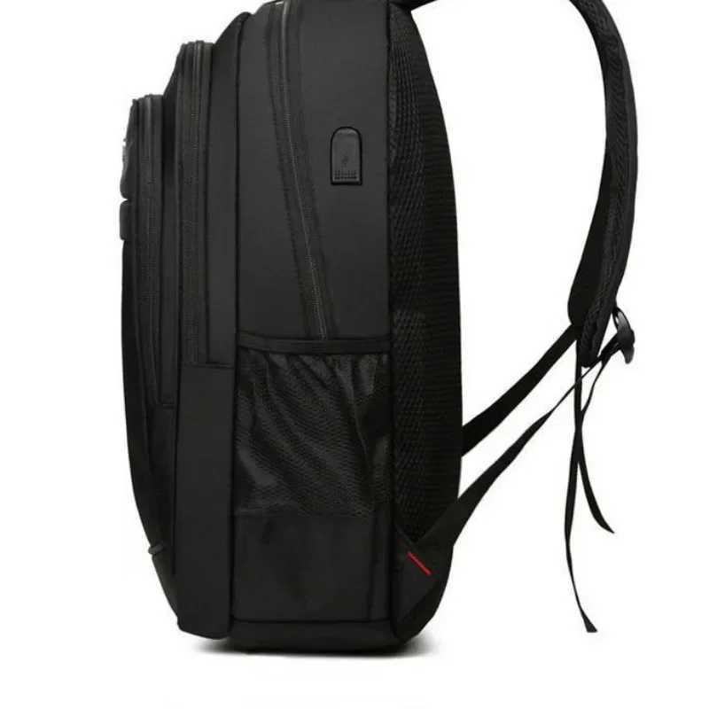 2024 New Men Backpack Business Unisex Computer Travel Bag Leisure Large Capacity Schoolbag Junior High School Black Laptop BagsXJ241026