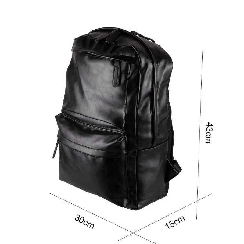 Men Women Laptop Backpack Large Leather Waterproof Travel Rucksack School BagXJ241026