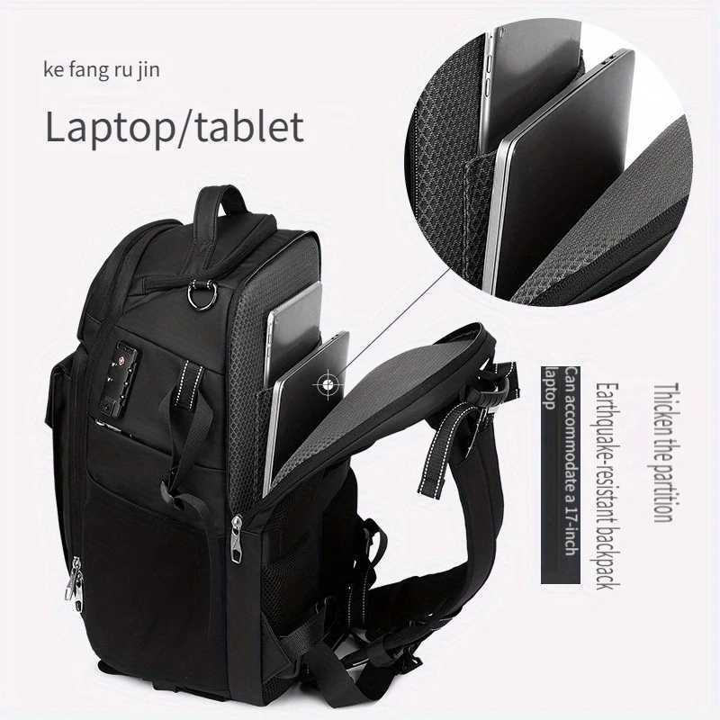 Multi-purpose photography backpack waterproof professional camera bag 17-inch laptop backpack SLR UAV suitcase large capacityXJ241026