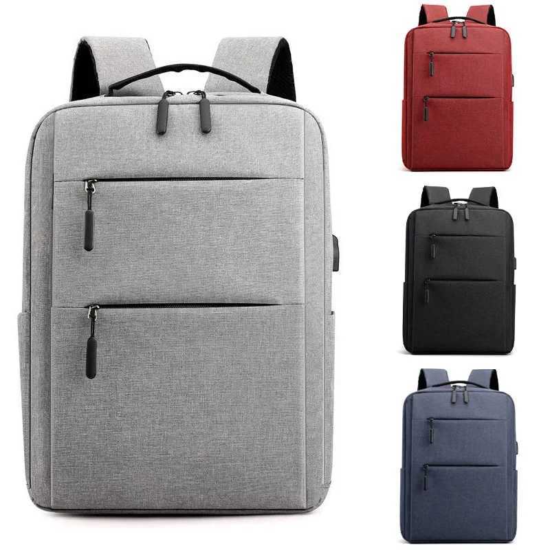 New Business Bag USB Charging School bag Travel Waterproof Computer Backpack Mens BackpackXJ241026