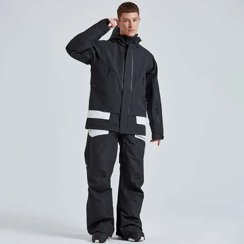Adult Suites Winter Outdoor Snow Wear Sports Windproof Skiing Jumpsuit Waterproof Ski Clothes Warm Snowboard Pant Jacket Set