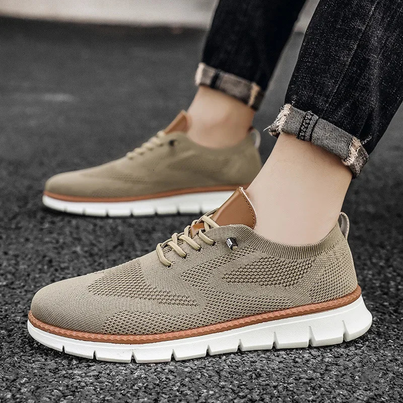Men Casual Shoes Breeze Stylish Oxfords Fashion Formal Business Urban Shoes for Male Non Slip Dress Sneakers for Party 241025
