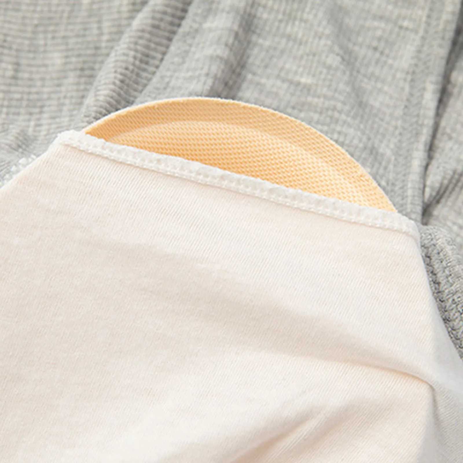 Soft cotton linen maternity dress thin round neck short sleeved maternity bra breathable care casual wear W241026
