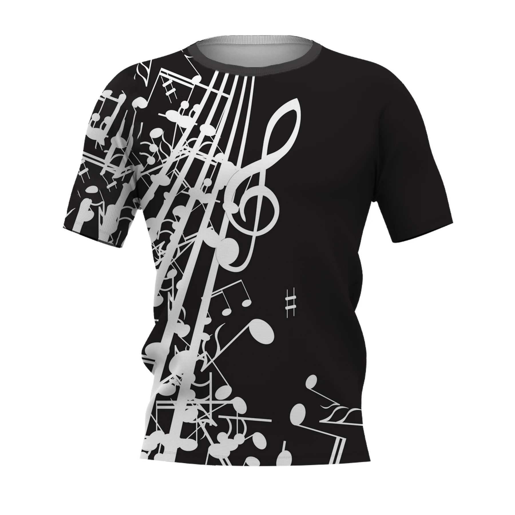 Mens T-shirt Retro 3D SiC Notes Printed Mens Clothing Daily Casual Shorts Sleeve Strt Designer Ts Oversized Mens Clothing W241026