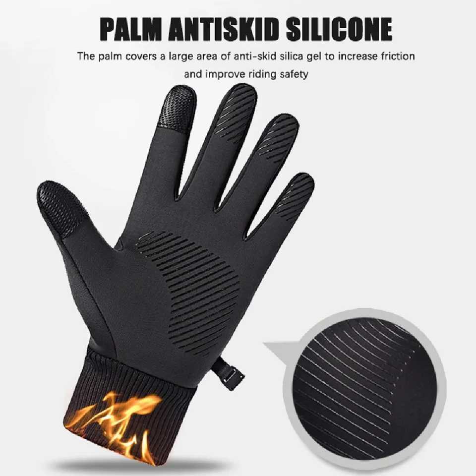 Winter waterproof womens Gs touch screen windproof sports fishing driving motorcycle skiing anti-skid warm bicycle mens Gs W241026