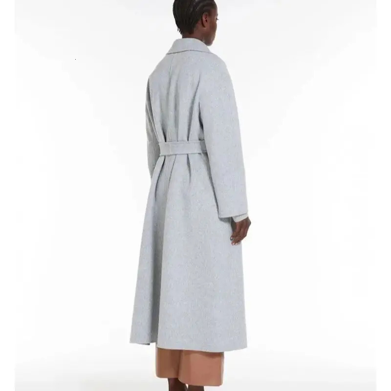 Elisa 100 Wool Coat Womens Medium Long Classic 241025