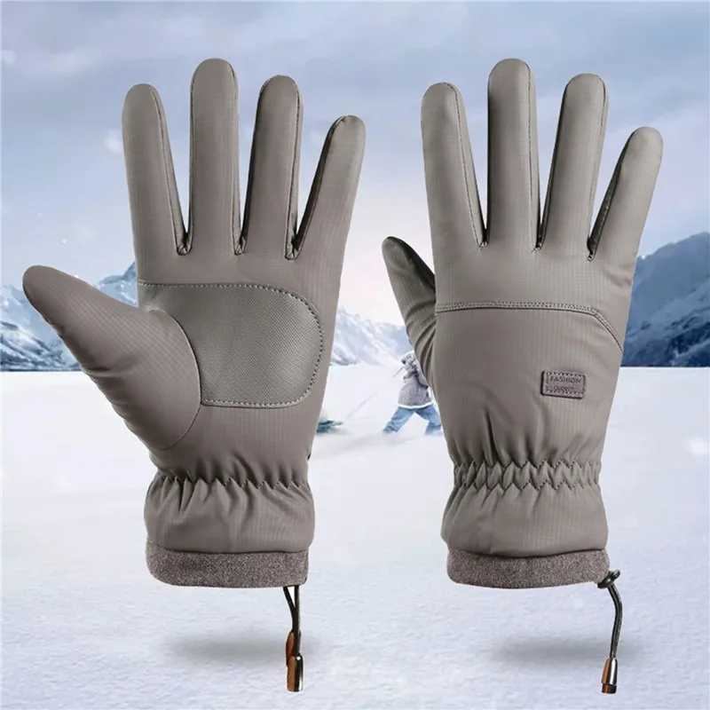 Winter -20 degree anti cold skiing Gs Mens windproof waterproof and warm Gs Touch screen anti slip soft fluff Gs W241026