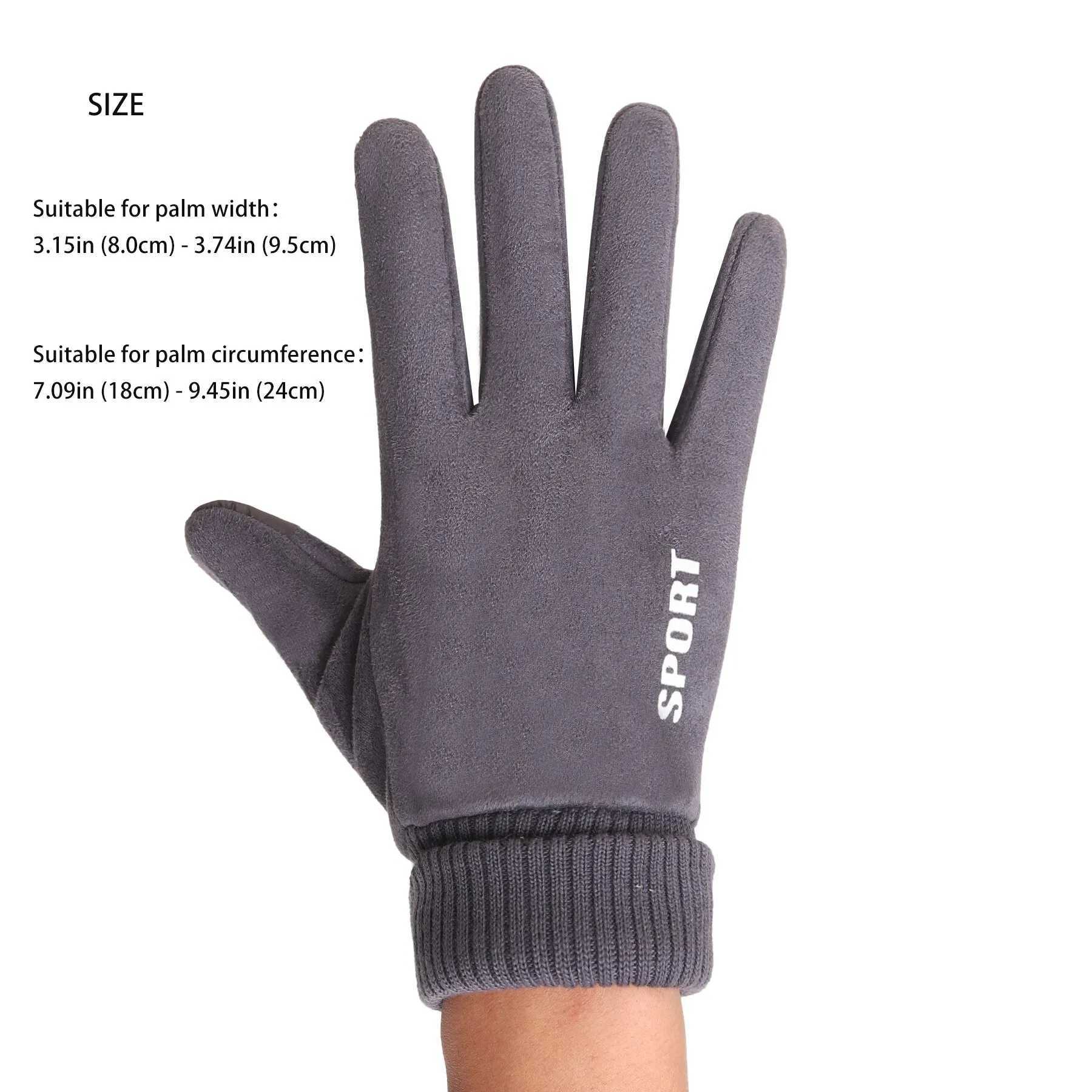 Winter Gs waterproof and windproof outdoor sports cycling touch screen suede insulation Gs unisex W241026