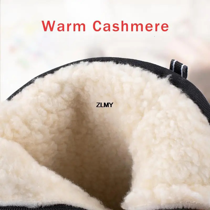 Waterproof Men Women Snow Boots High Top Ankle Winter Boots Platform Warm Plush Man Cutton Shoes Outdoor Non-slip Snowboots Male 241025