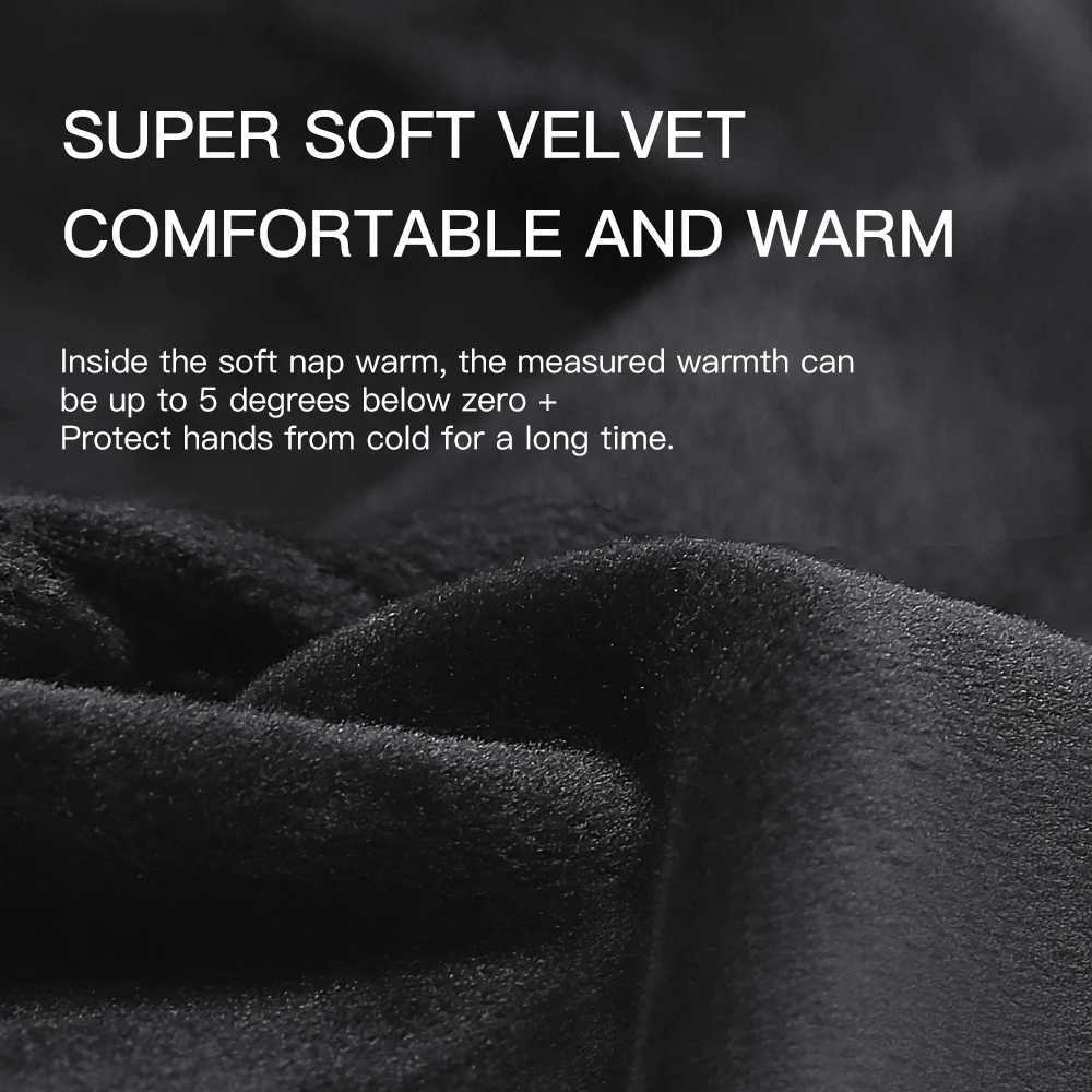 Outdoor autumn and winter bicycles Gs waterproof warm plush touch screen Gs for fishing anti-skid bicycles Gs W241026
