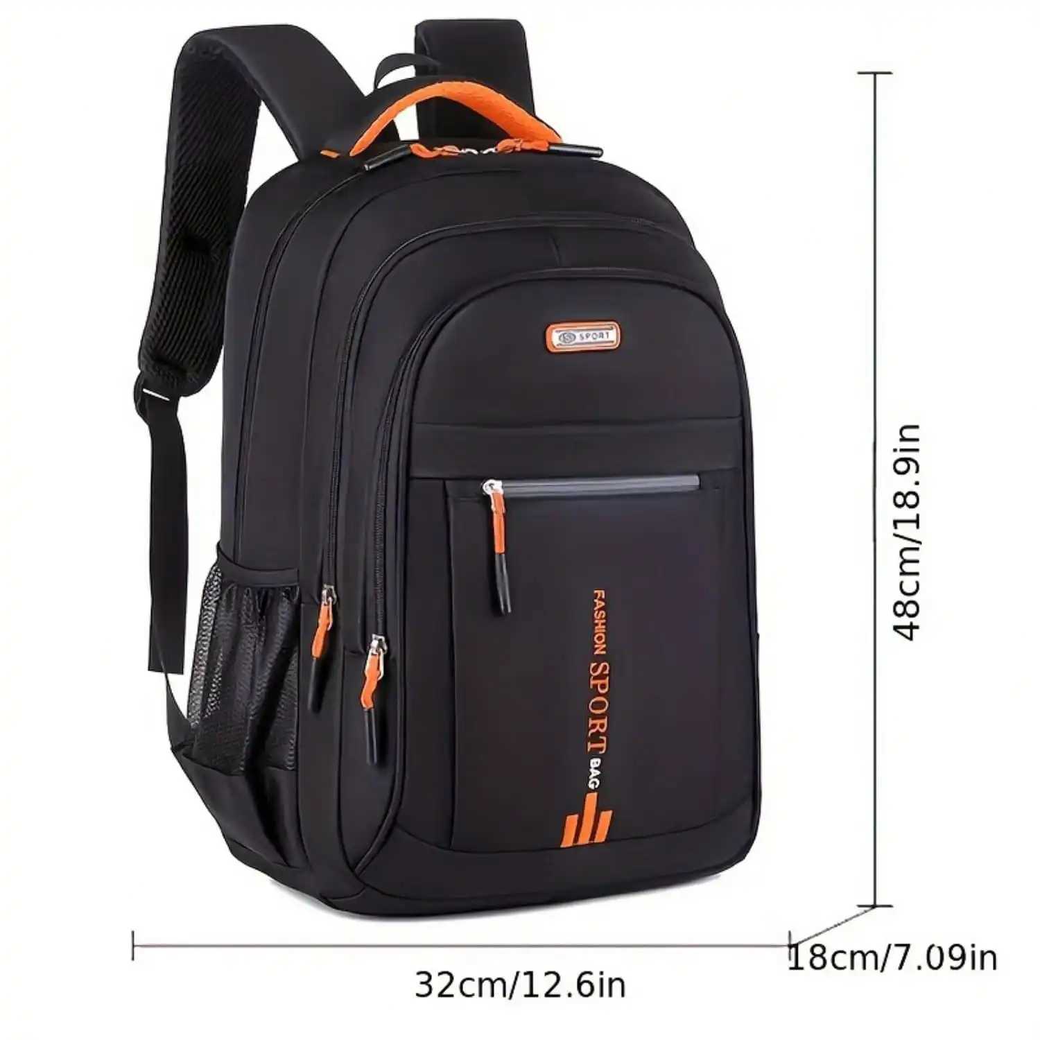 Mens autumn and winter backpack with large capacity wear-resistant laptop bag commuting and short distance travelXJ241026