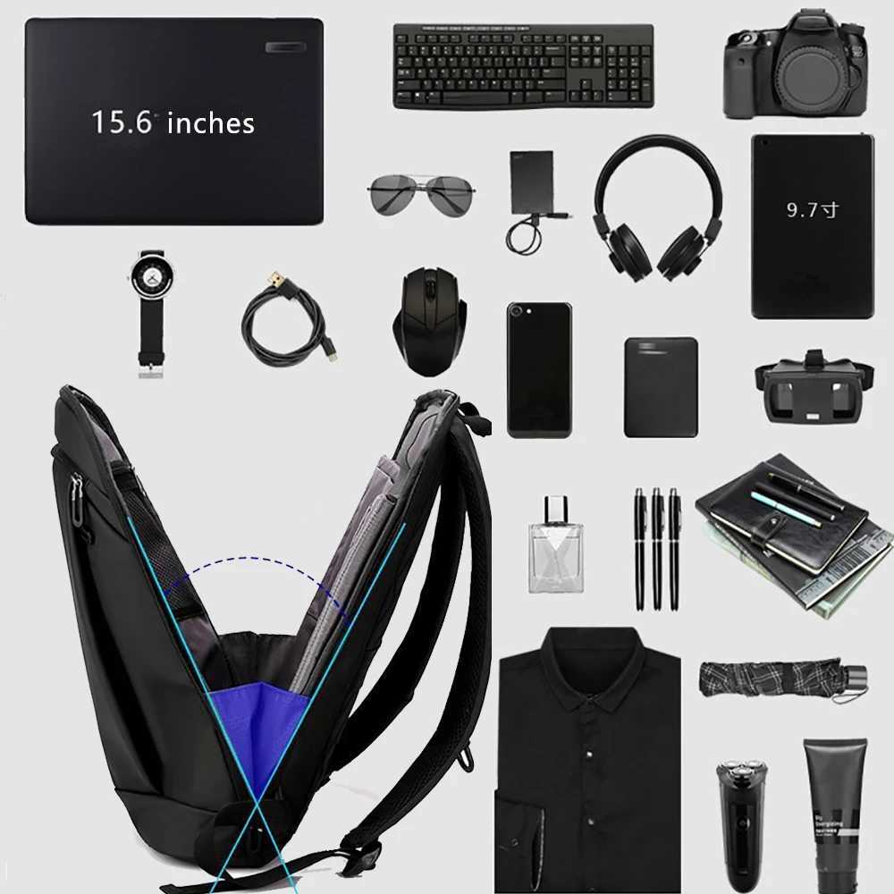 Ultra-thin Laptop Backpack 15.6 Inch Business Men Bag Women Backpacks Solid Color Unisex Backpacks Slim Back Pack mochila hombreXJ241026