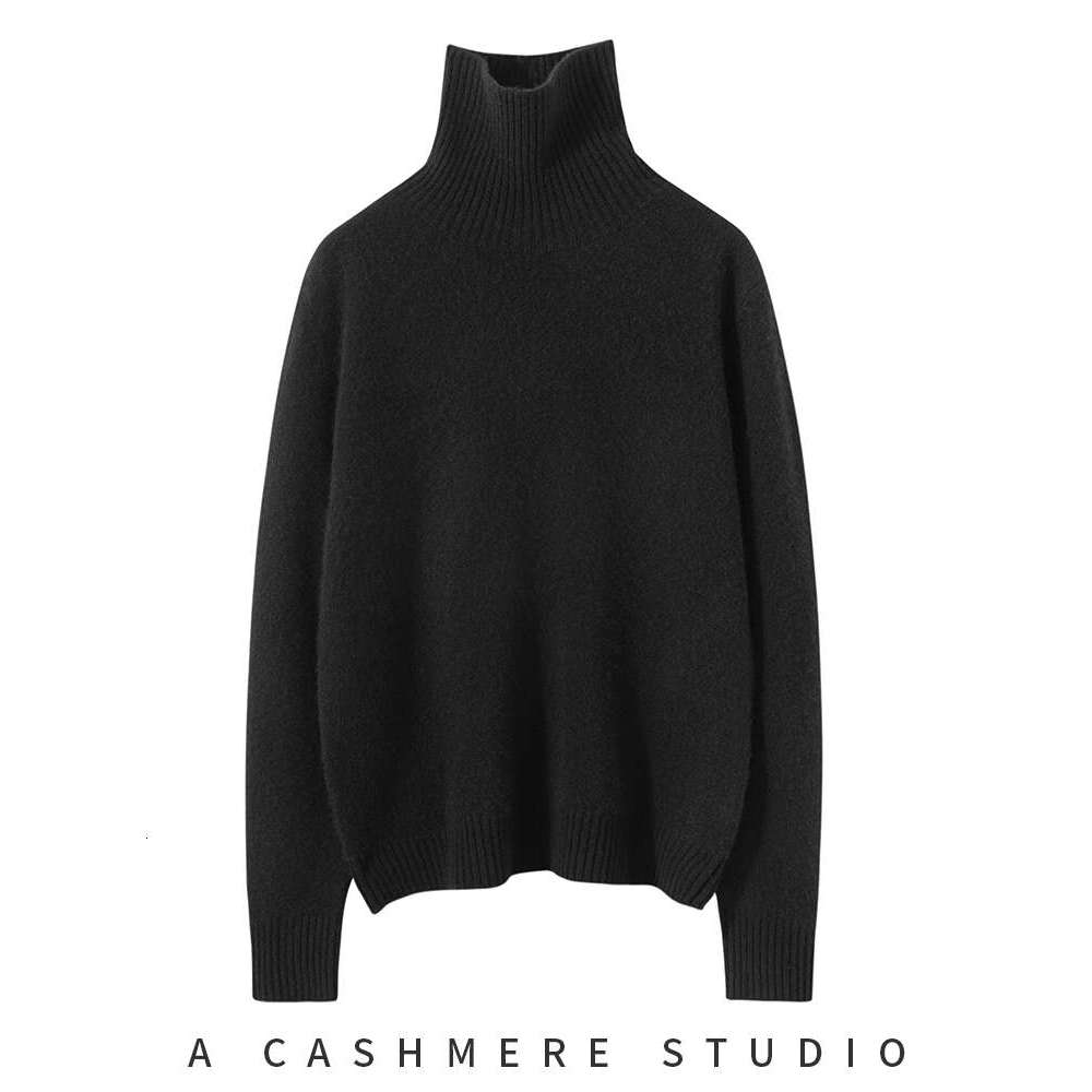 New Knitted Autumn Winter Women Cardigan Pure Turn Down Collar Long Sleeve Thick Cashmere Sweater Female Cloth