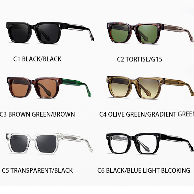 Retro Cat Eye Sunglasses Women Rectangle Cool Steampunk Thick Sun Glasses for Men y2k Wrap Around Cyberpunk Futuristic Personalized Shades UV400 Rivet