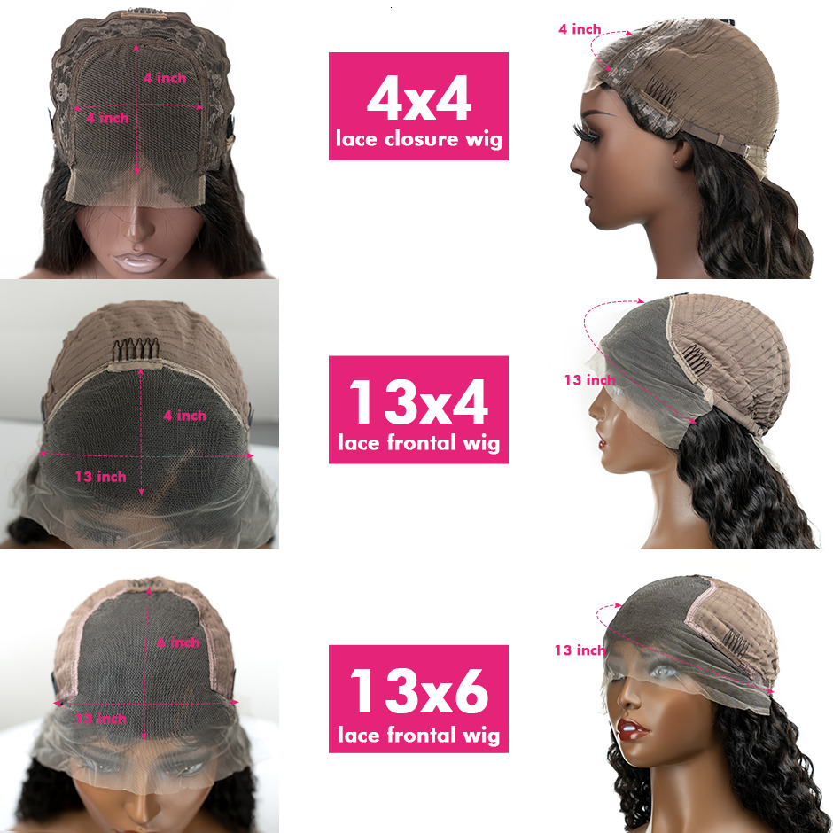 34 Inch Reddish Brown 13x6 HD Frontal Wig 13x4 Lace Front Human Hair Body Wave Closure Wigs
