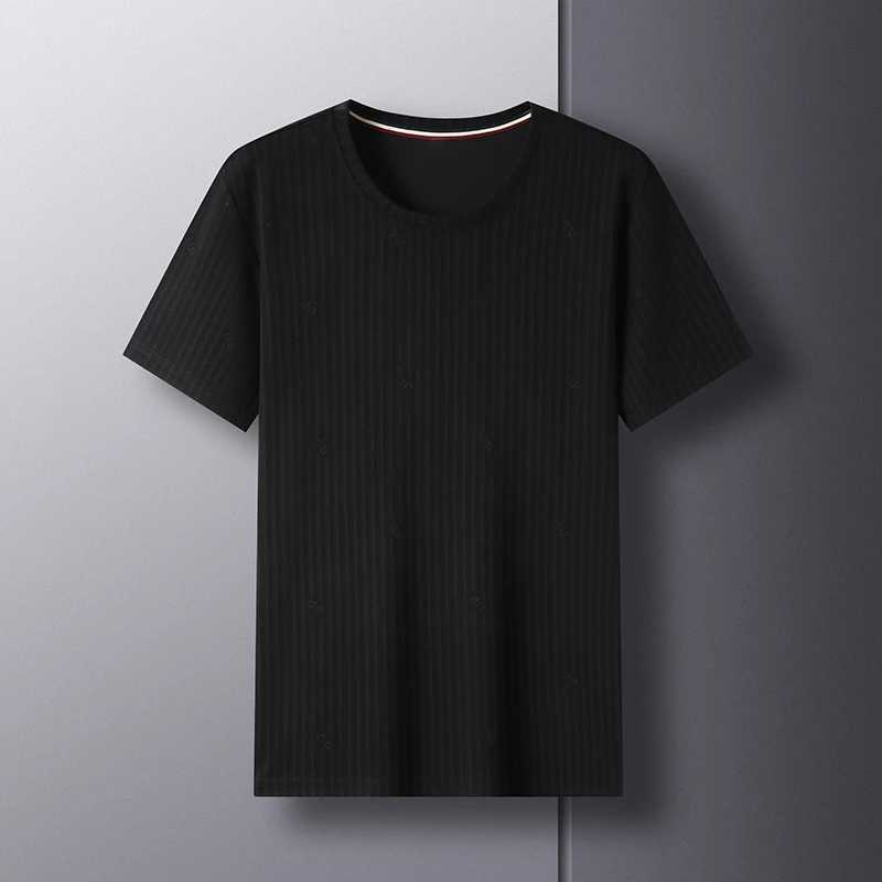 Top Quty New Summer Brand Tops Designer Korean Mens Fashion T-shirt Plain Short Slip Casual Mens Wear W241026