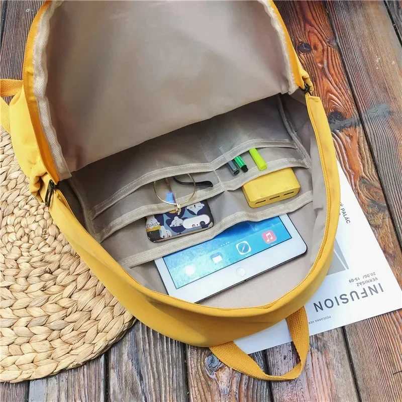 Students Waterproof Nylon Backpack for Women Multi Pocket Travel Backpacks Female School Bag for Teenage Girls Back To SchoolXJ241026
