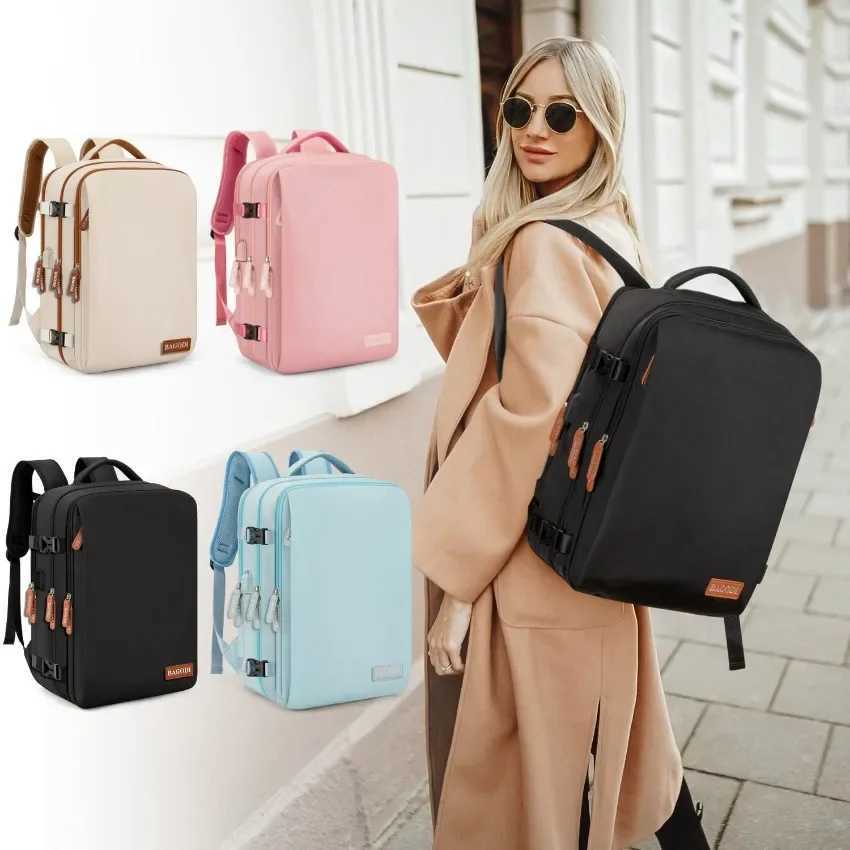Airplane Travel Backpack For Women Laptop Bag Luggage Large Capacity Business Womens Bags Expandable Multifunctional BackpacksXJ241026