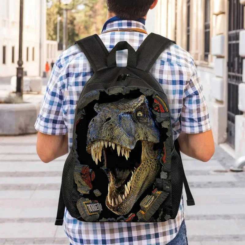 Boys Dinosaur Mochila Animal Prints School s Girls Large Capacity Children Backpack Best GiftXJ241026