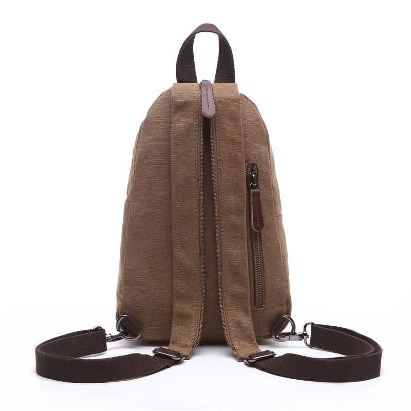 AUGUR 2023 New fi mens vintage canvas backpack school bag travel large capacity laptop backpacks bagsXJ241026